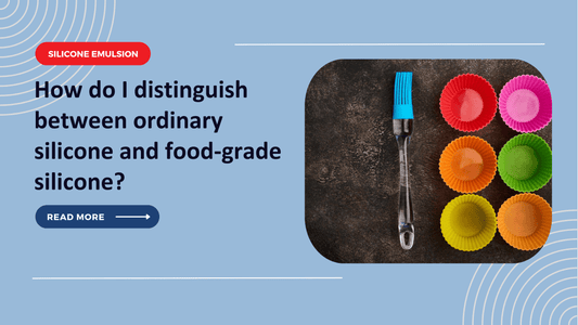 How do I distinguish between ordinary silicone and food-grade silicone?
